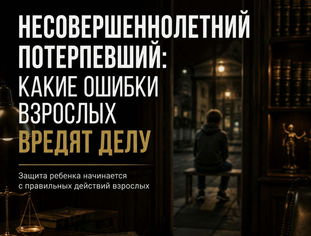 Несовершеннолетний потерпевший